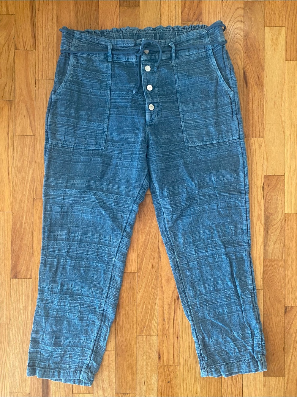 Sundance Gigi Textured Cotton Boho Pant